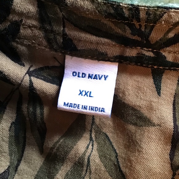 Botanical Print Popover Shirt - Picture 6 of 6